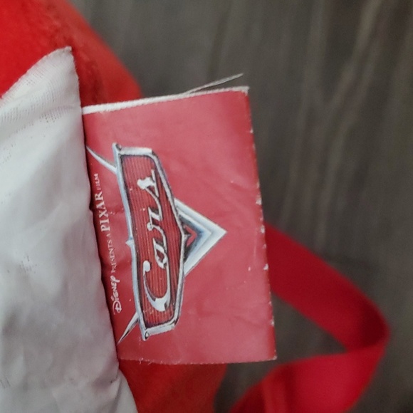 ❤️ Disney Pixar CARS Lightning Mcqueen Plush Backpack - Plush Carry Bag Large - Picture 3 of 12